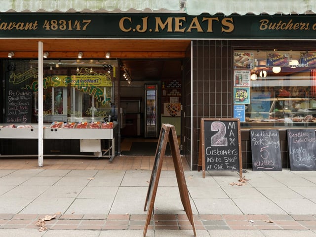 CJ Meats reopens in West Street, Havant. Picture: Chris Moorhouse   (021220-01)
