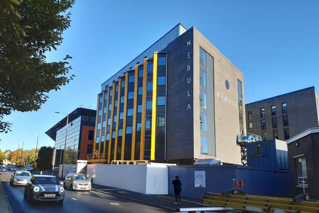 This £10m block of flats is set for completion six years after the builder went bust leaving it open to the elements.