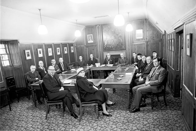 The September 1965 meeting of Dunbar Town Council.