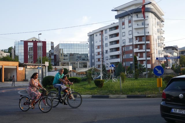 Shkoder in North-West Albania is in the top ten cycling cities in Europe. The city has a strong cultural heritage of cycling.