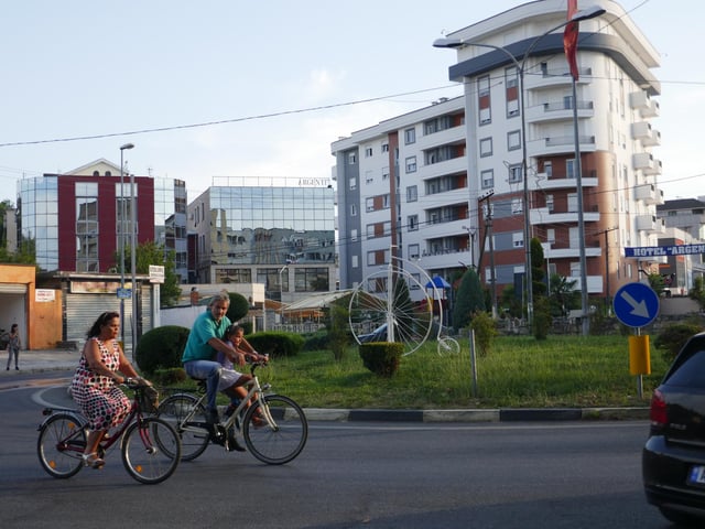 Shkoder in North-West Albania is in the top ten cycling cities in Europe. The city has a strong cultural heritage of cycling.