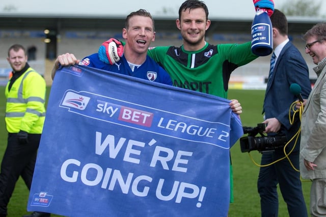 A day to remember as Tommy Lee celebrates a memorable promotion with Chesterfield. 