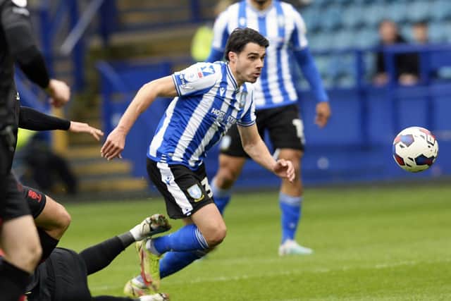 Owls Reece James .  Pic Steve Ellis