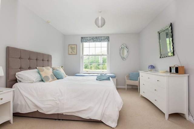 The double bedroom has a double glazed sliding sash window with more picturesque views of the dale.