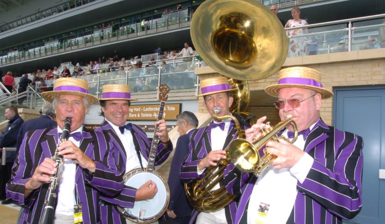 The Tom Roberts Jazz Band at the St Leger Day in 2007.