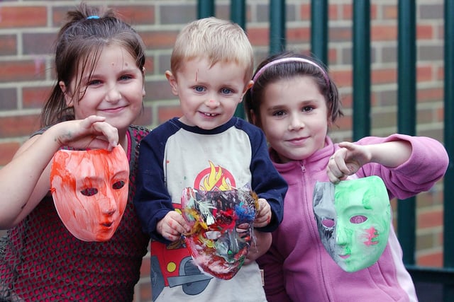 These talented youngsters were so creative with their Halloween masks 16 years ago. Can you recognise them?