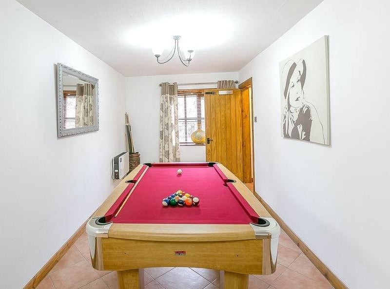 Fancy a game of pool? While away the hours in this games room.