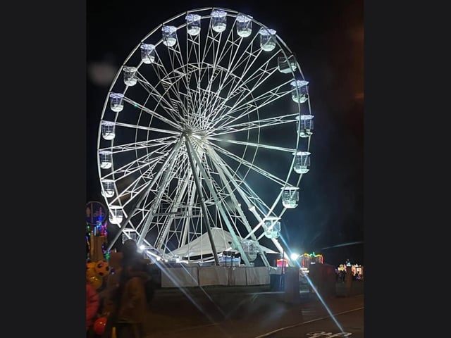 Enjoying the festivities at Sunderland's seafront.