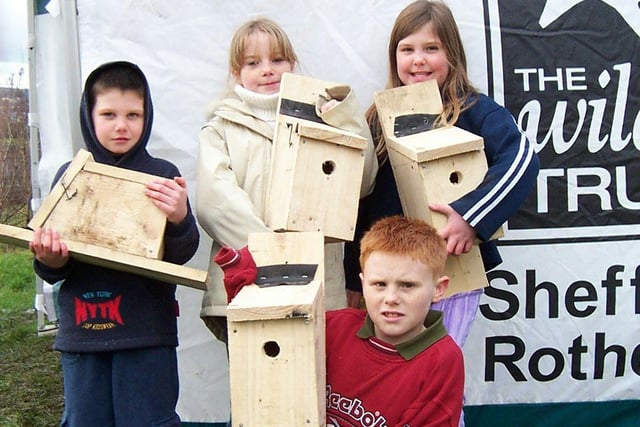 Children in Southey got busy building birdboxes for their feathered friends during their half term holidays, working with Sheffield Wildlife Trust at Maggie Fields open space at Dryden Way, off Southey Green Road
