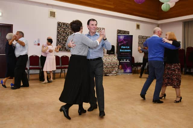 Gordon Cree's pop-up ballroom mobile tea dance came to Falkirk's Trinity Church Hall in October.