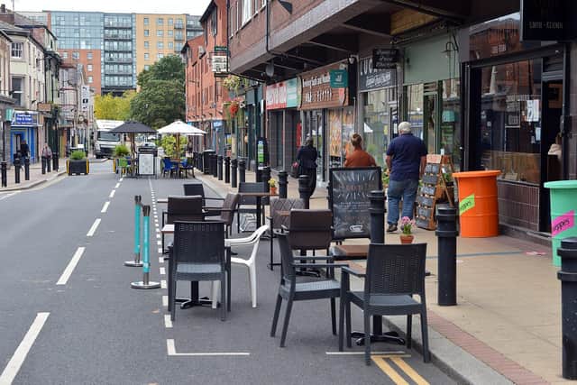 Sheffield Division Street tables.