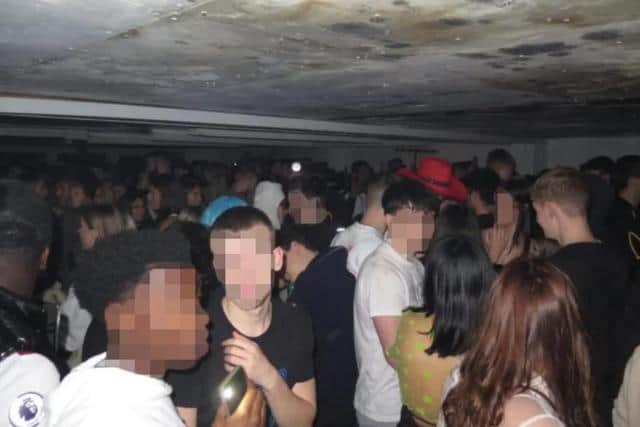 Hundreds attended an illegal rave in Sheffield last weekend (Pic: Joel Moore/ The Tab)