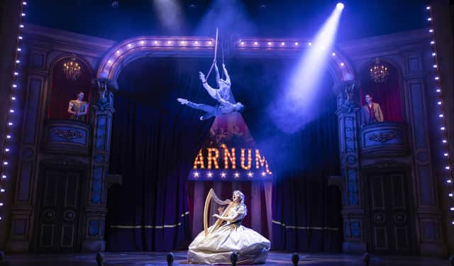 The cast of Barnum