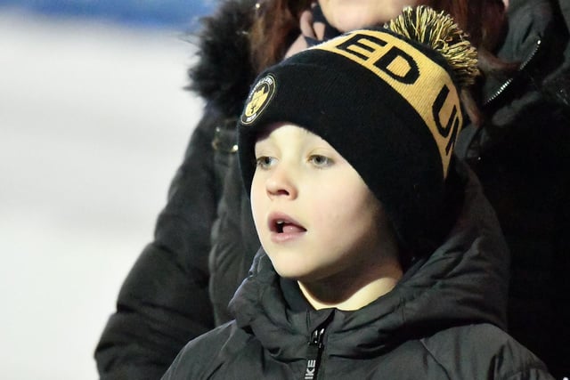 This young Black Cats fan gets ready for the game at Hillsborough. Picture by FRANK REID
