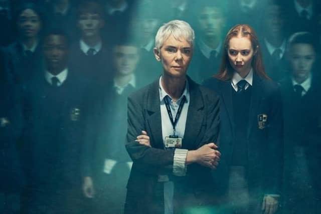 Victoria Hamilton and Alice Grant starred as a teacher and a pupil at war in the new series of the Channel 5 drama The Teacher