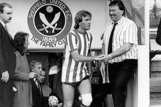 Tony Currie turns out for his Testimonial match in October 1986