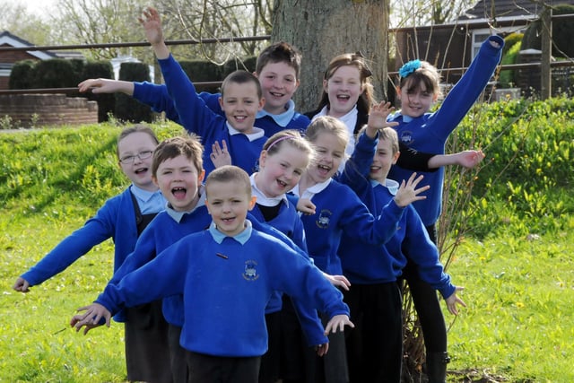 School Council members celebrated Hetton Primary School's Ofsted report in 2011. Are you in the picture?