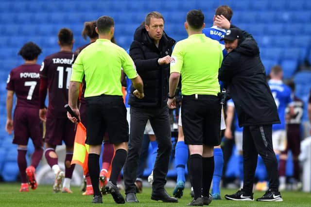 Graham Potter, Manager of Brighton. (Photo by Ben Stansall - Pool/Getty Images)