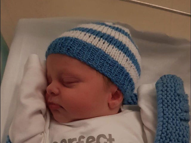 Logan was born on May 13.