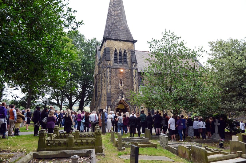 The service was held at St Bartholomew's Church, Old Whittington, and led by Rev Jo Morris.
