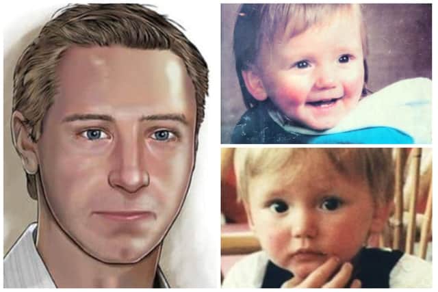 Ben Needham disappeared on the island of Kos in July 1991. These photos show him as he looked when he went missing and as he might look now (Photos: family)