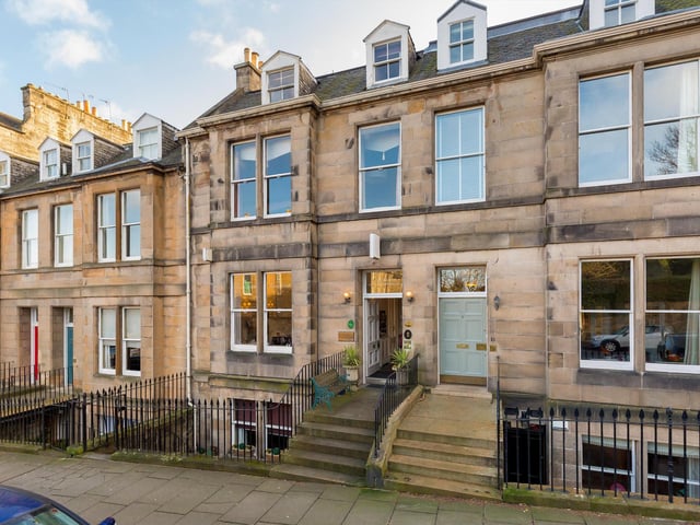 An attractive C-Listed, Victorian townhouse over four floors with 10 en-suite bedrooms. currently being run as a boutique hotel - Offers over £1,200,000.