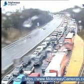 The M1 northbound between junction 31 Worksop and junction 32 Sheffield remains closed due to flooding.