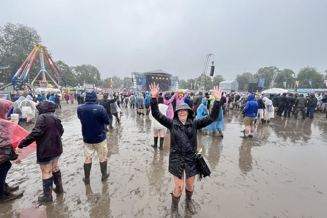 Festivalgoers make the most of things at Tramlines, despite the mud. Picture: Charley Atkins, submitted