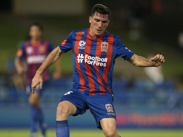 The 24-year-old defender has moved to Shrewsbury from A-League club Newcastle Jets. He joins on a short-term deal until January, with an option to make the move permanent. Picture: Ashley Feder/Getty Images