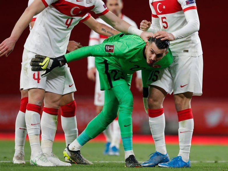 Aston Villa are one of the clubs keen on Turkish goalkeeper Ugurcan Cakir. Brighton are also interested. (Fotospor)

(Photo by MURAD SEZER/POOL/AFP via Getty Images)