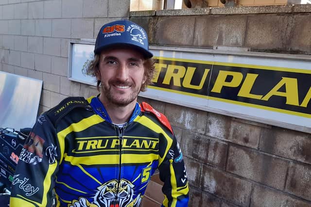 Adam Ellis, pictured at Sheffield during the 2023 speedway season. Photo: Iconic Media
