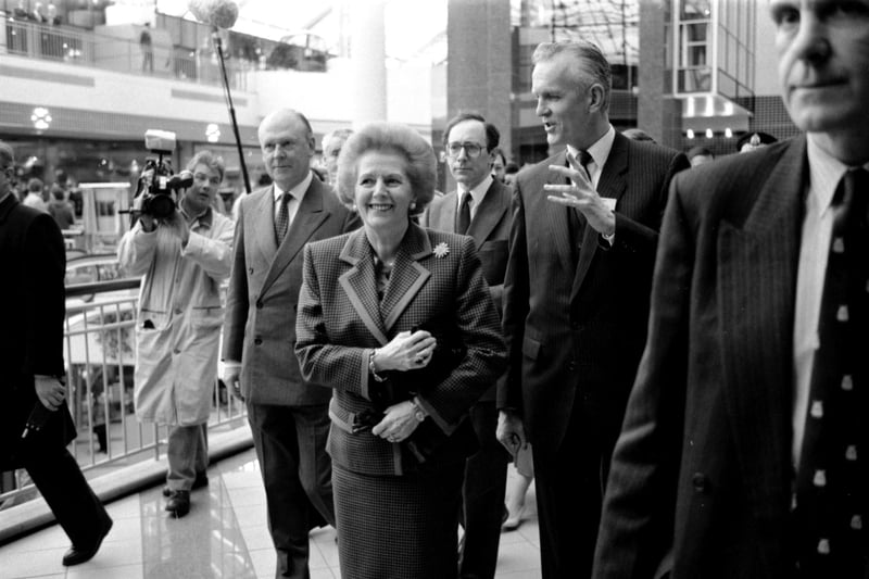 Beloved in Glasgow, Prime Minister Margaret Thatcher officially opened the St Enoch Centre in February 1990, a little under a year after it officially opened.