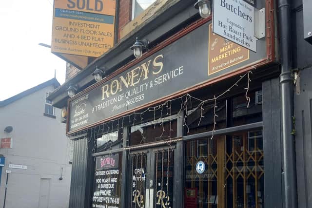 Roney's Butchers' director Craig Bell said the business has been struggling for a while and made worse by the pandemic.
