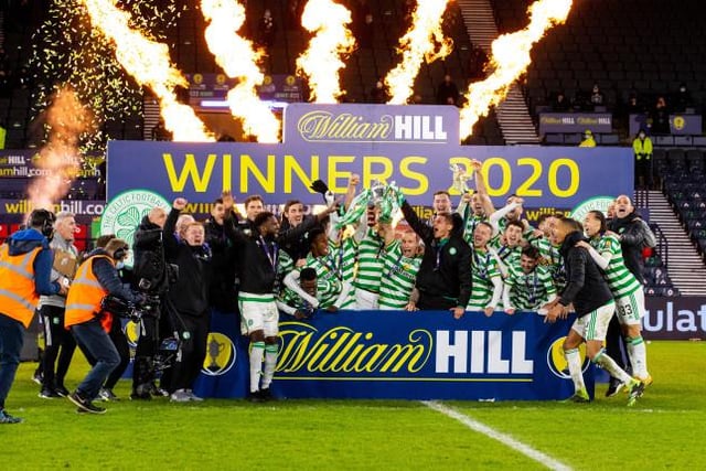 Who did Celtic defeat on penalties to win their most recent Scottish Cup?