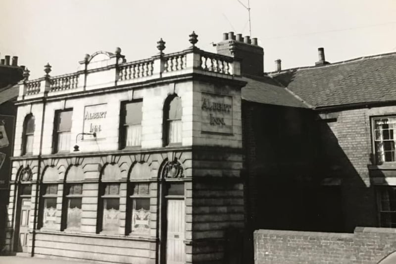 The Albert Inn was the Albert Social Club when this photo was taken in 1958. Audrey Moore-Burton writes: "My dad was landlord and i helped at night after i finished my day shift at Dema Glass 1960." Flats now stand on the site near the St Helen's pub.
