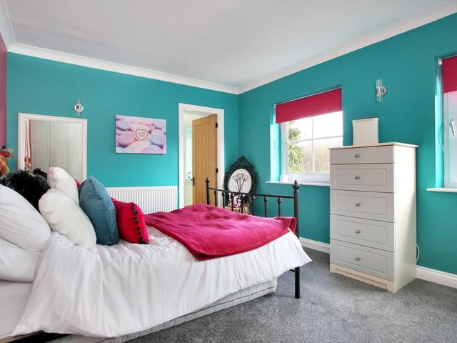 Three of the bedrooms have en-suites. The fourth bedroom is currently being used as a dressing room.