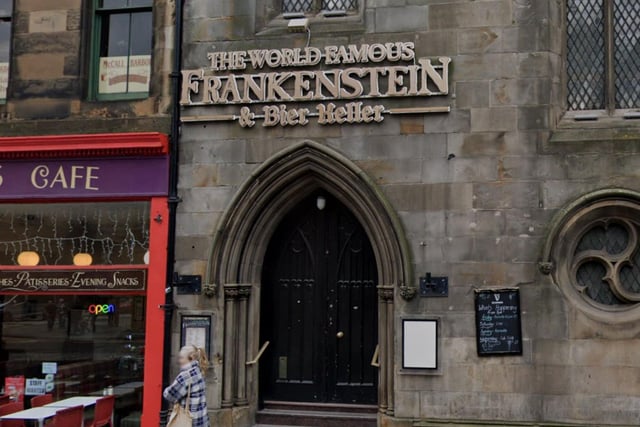 Frankenstein Bier Keller is a Gothic venue in George IV Bridge which brings Mary Shelley's ghost story to life. They're hosting a number of spooky events for Halloween, culminating in a fancy dress night on October 31.