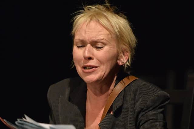 Penny Capper plays Kathryn Littlewood, in the one-woman show of her breakdown