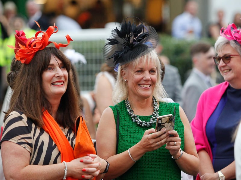 The ladies watch their friends in the Queen of Style event