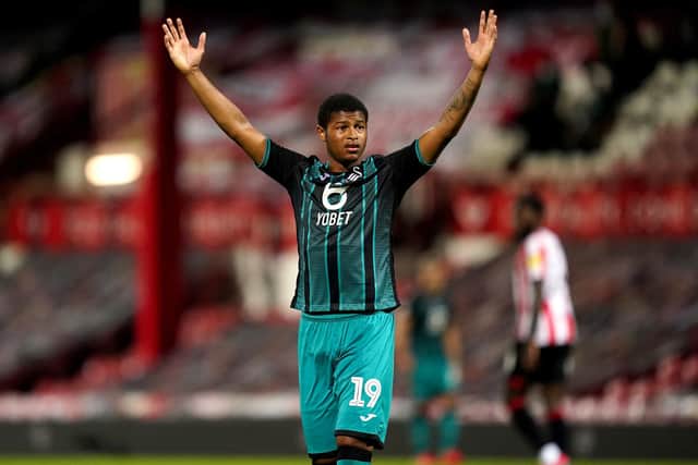 Young Liverpool striker Rhian Brewster spent last season at Swansea City and is now a target of Sheffield United: John Walton/PA Wire.