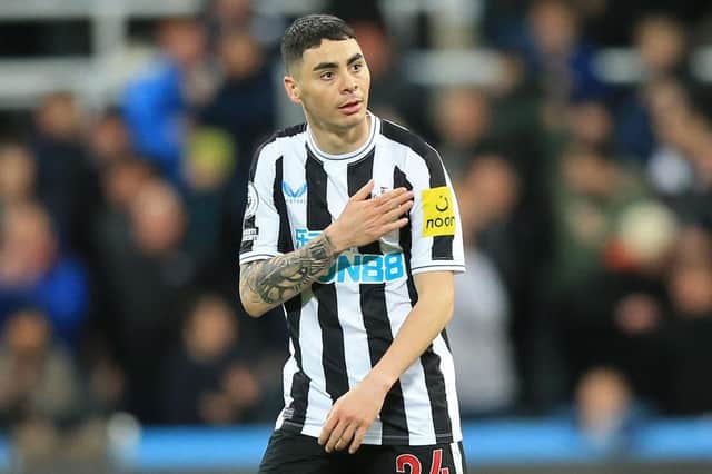 Miguel Almiron is facing a spell on the sidelines for Newcastle. 