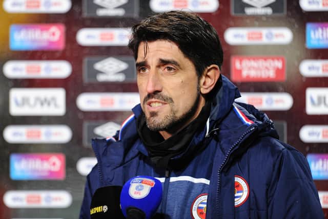 Veljko Paunovic, the manager of Reading: Alex Burstow/Getty Images