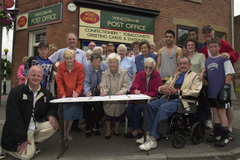 Wincobank Post office closure protest in 2003