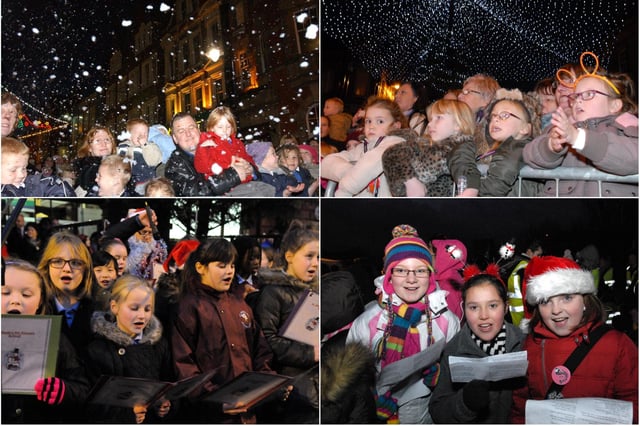 Christmas lights ceremonies you may remember. Take a look.