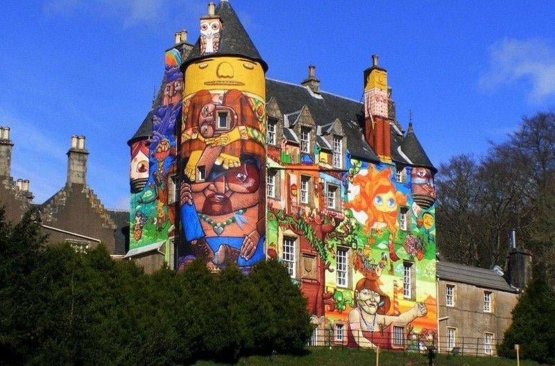 Picture shows Kelburn Castle in North Ayrshire. The total number of cases the region saw in the last seven days was 234. The seven day rate per 100,000 population is 174.3.