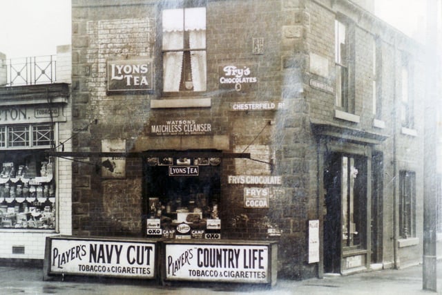 This photo, submitted to The Star by Mr L Cornthwaite of Woodseats, shows shops on the corner of Chesterfield Road and Holmhirst Road in Woodseats.