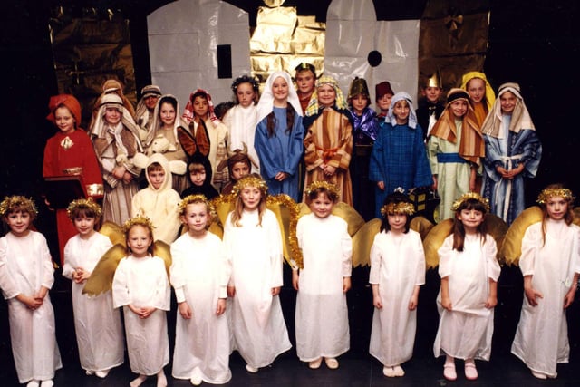 The St Anne's Mixed High School Nativity in December 1996. Can you spot someone you know?