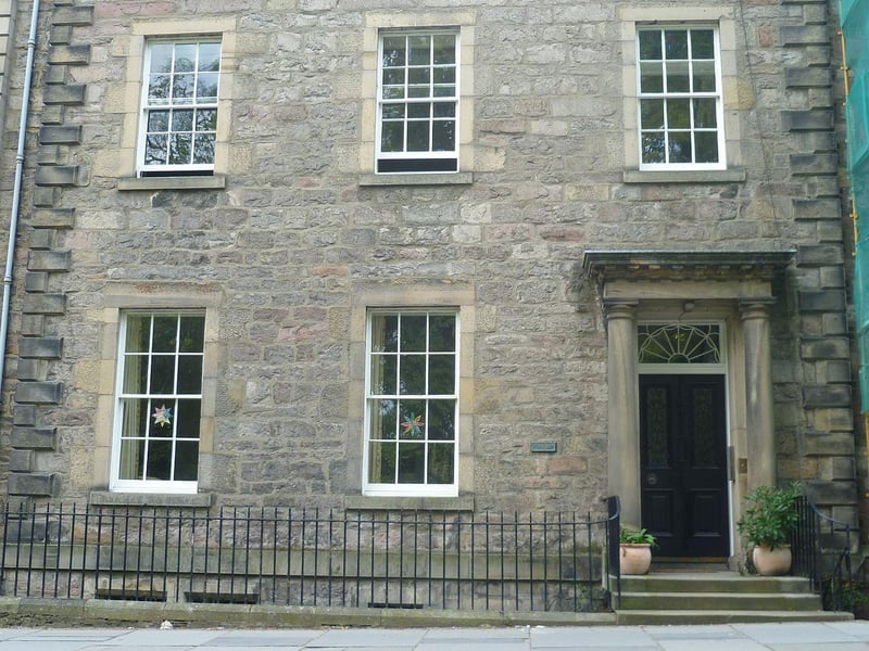 George Square, where Scott lived from when he was a young boy of 6 or 7, up until his marriage to Charlotte Carpentier in 1797.
