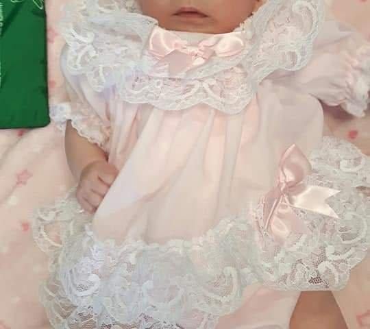 Maya-Tieghan-Rita was born two weeks early, on 2 April 2020. She weighed 5lbs, 11oz