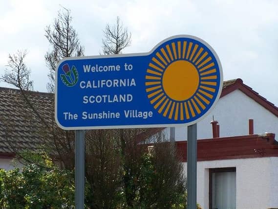 California village, Falkirk.